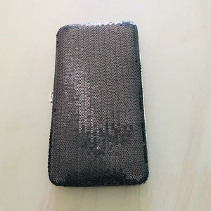 Black Sequin Wallet